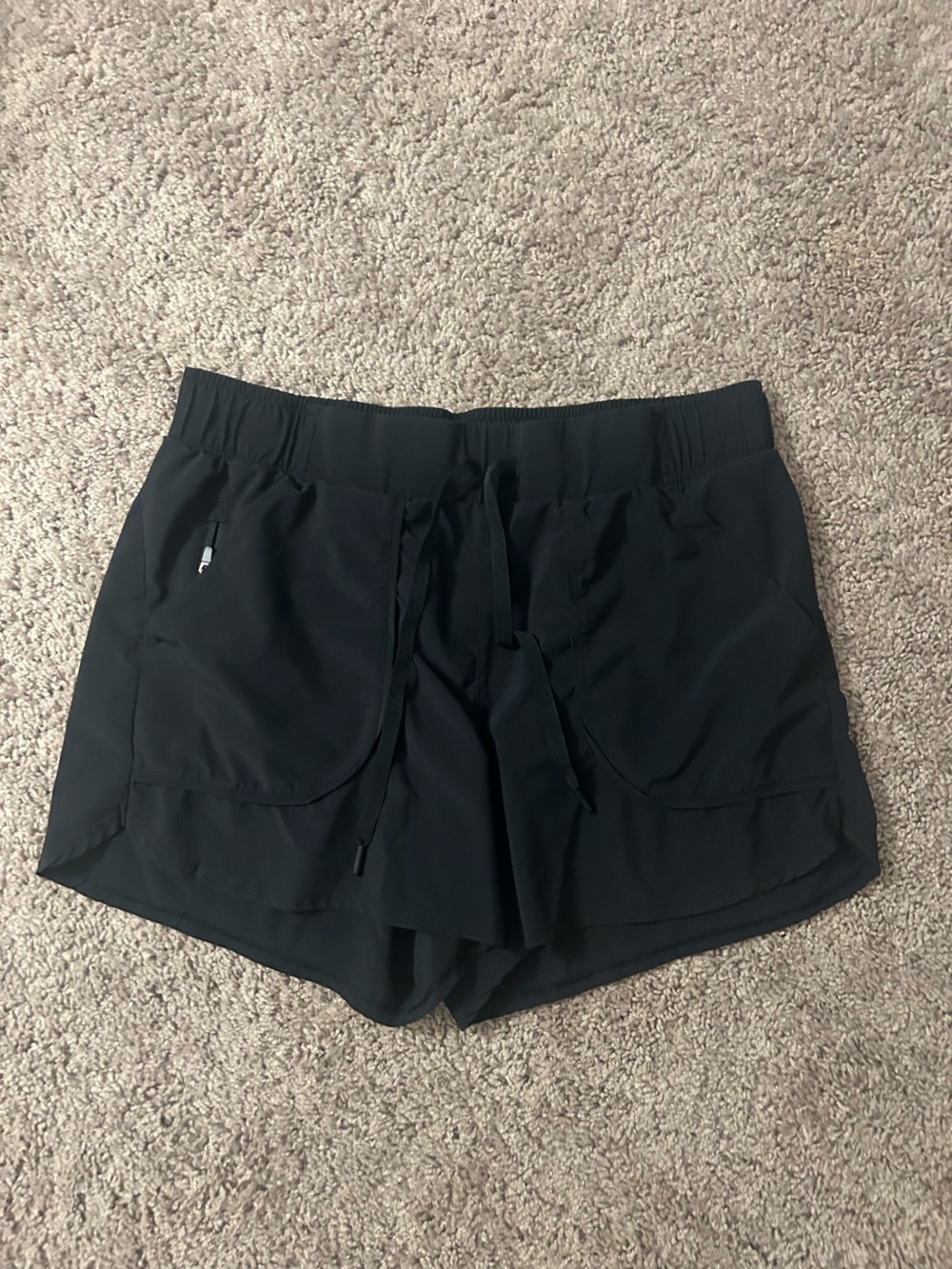 all in motion Black Athletic Drawstring Shorts